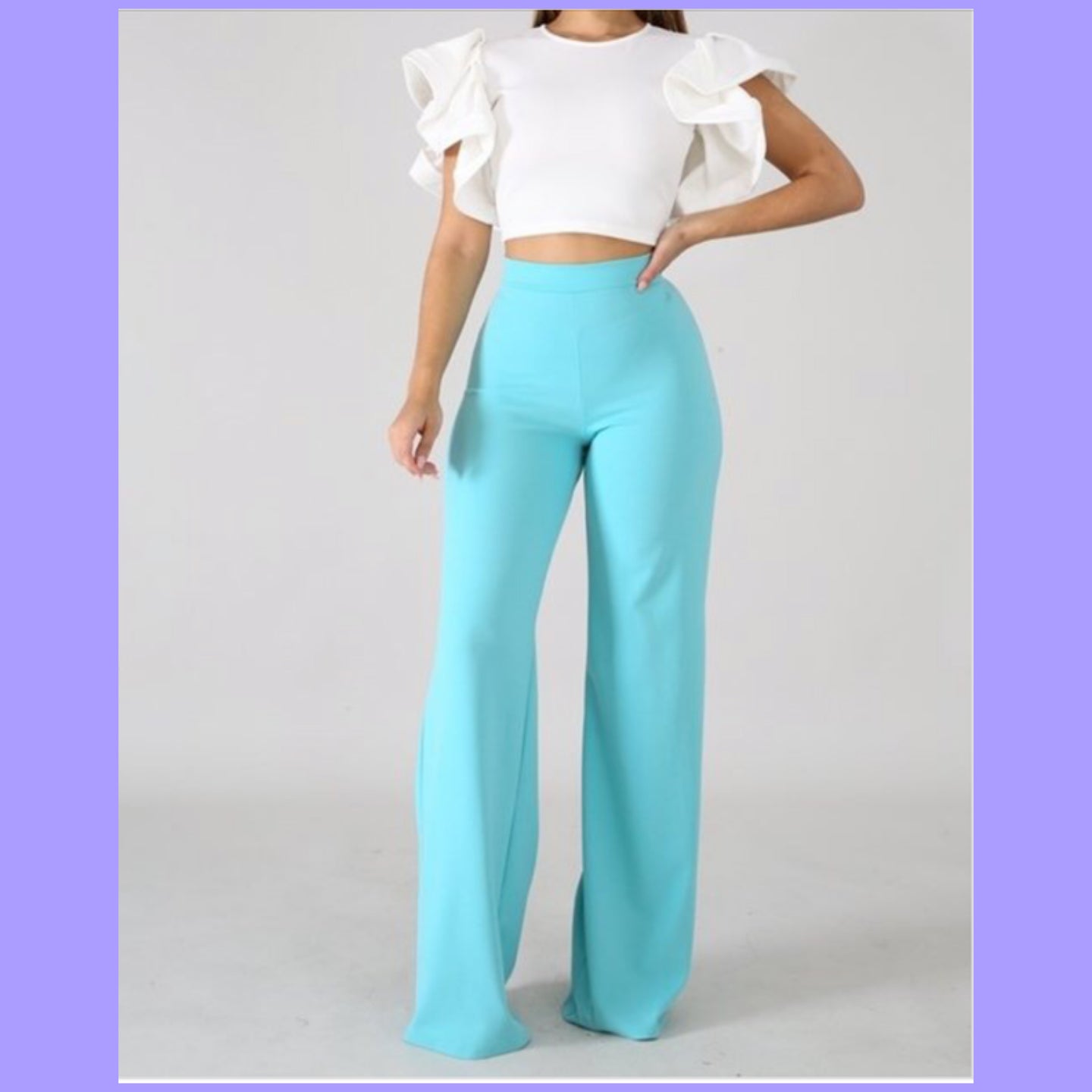 Light Blue Spring Pant