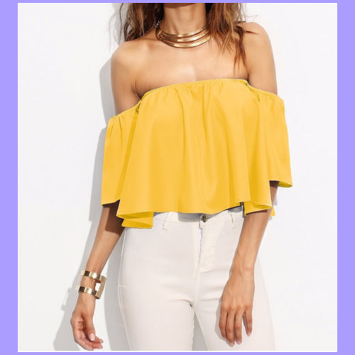 Yellow Breezy Top