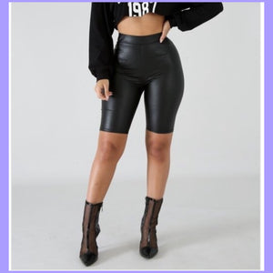 Black Biker Shorts