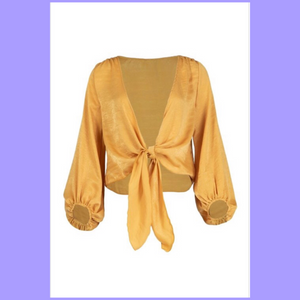 Gold Charm Crop Top